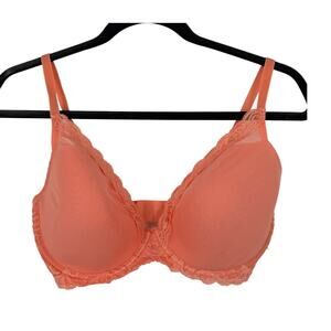 Natori 730023 Feathers underwire contour bra orange size 36DDD 36F